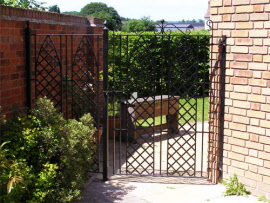 Gothic Style Gate - Condover Forge Shrewsbury